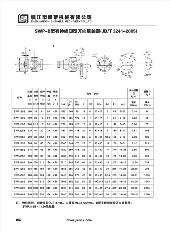 SWP型万向必赢亚娱乐（中国）官方网站