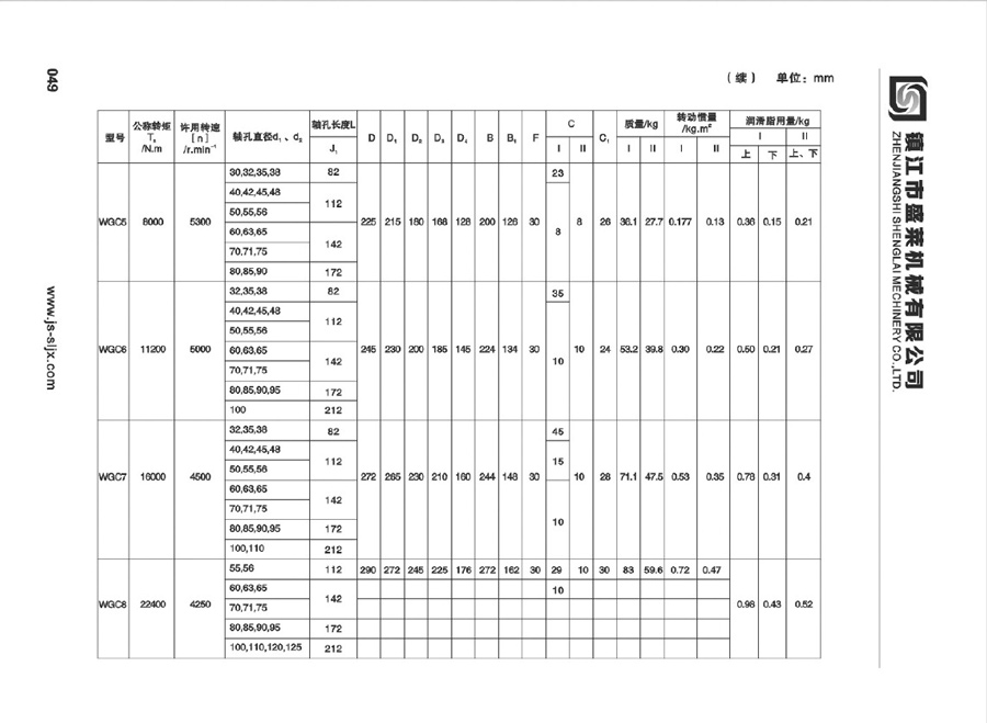 WGC型鼓形齿必赢亚娱乐（中国）官方网站